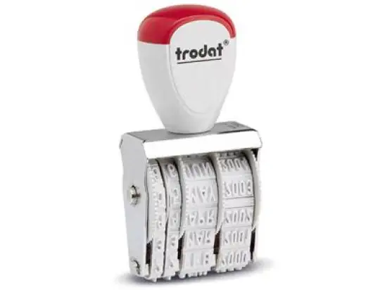 Datumstempel Trodat 54070 1000 Monat in Buchstaben 3mm, Text: 17.MRZ.2020