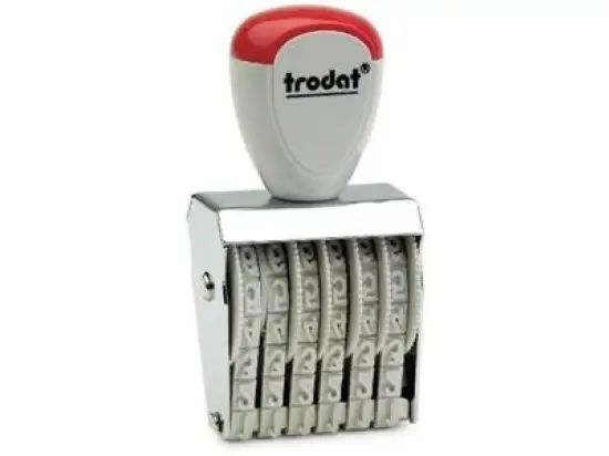 Stempel Trodat 511556 Nummern 6-stellig 5mm