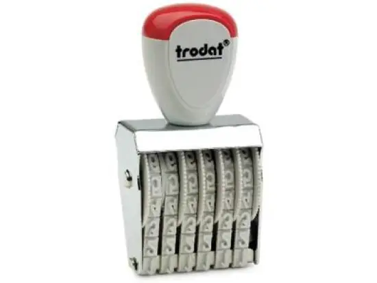 Stempel Trodat 511596 Nummern 6-stellig 9mm