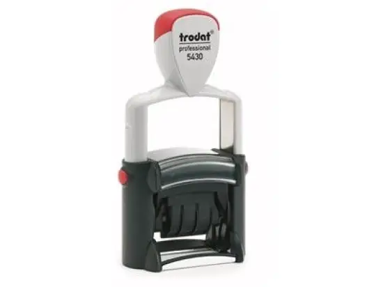 Selbstfärbender Stempel Trodat 515430 professional 5430 Datum 41x24mm ohne Textplatte