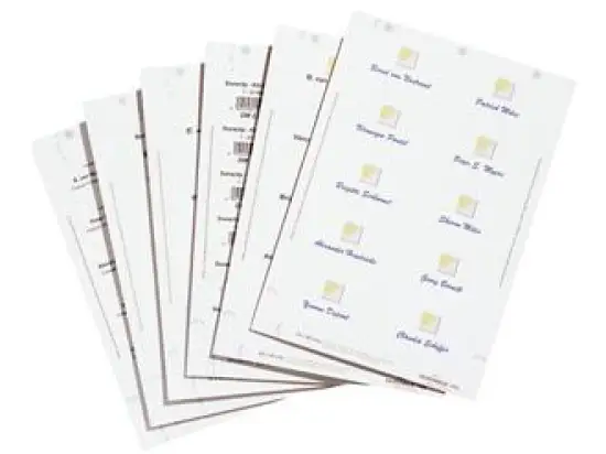 Einsteckschilder Durable 1451-02 145102 Badgemaker 30x60mm A4, für Namensschild 8006/8606, Pack 540 Stk