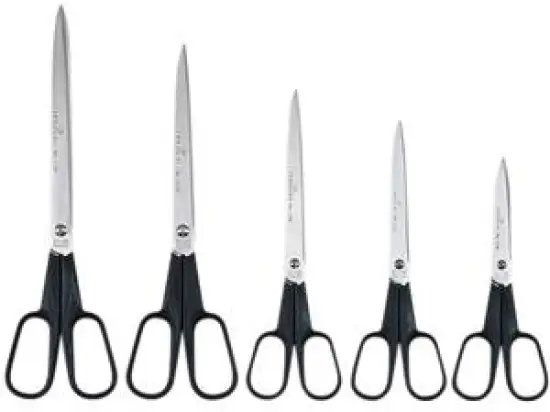 Schere Durable 1738-01 173801 Papercut Länge: 20 cm, Kunststoffgriff schwarz