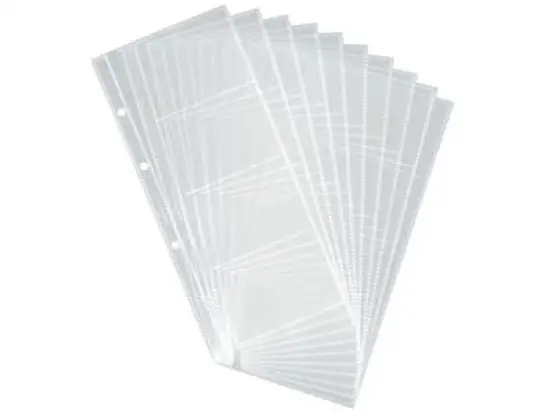 Visitenkartenhülle Durable 2387-19 238719 57x90mm, Pack 10 Stk