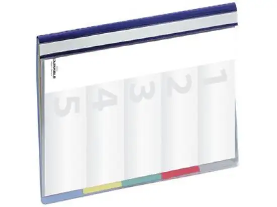 Schnellhefter Durable 2557-06 255706 Divisoflex blau A4 Kunststoff (PVC) 4 Zwischenblätter Tabs beschriftbar