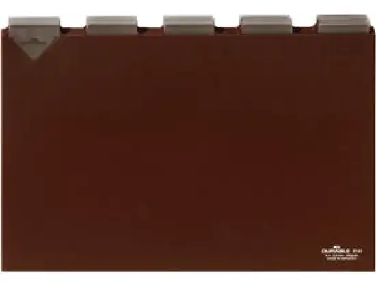 Leitregister Durable 3141-11 314111 A4-quer, A-Z 25-teilig, Tabs, Kunststoff (PP) braun