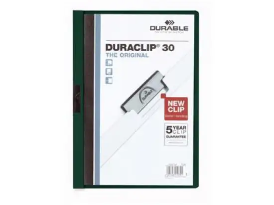 Klemmmappe Durable 2200-32 220032 Duraclip 30 A4, Hartfolie, petrol