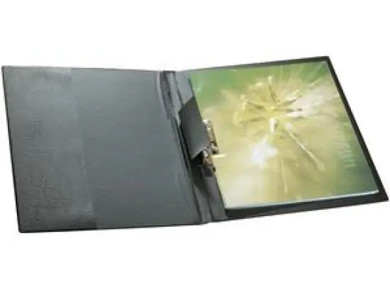 Klemmhebelmappe Durable 2230-01 223001 A4, Kunststoff, schwarz, mit Hebelmechanik, für 100 A4-Blätter, Pack 5 Stk