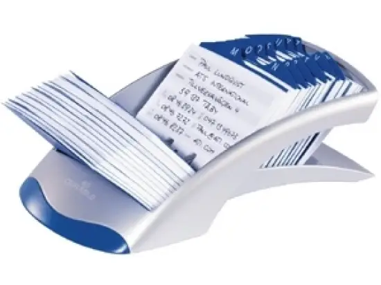 Telefonverzeichnis-Ständer Durable 2412-23 241223 Telindex Desk Vegas 500Karten offen silber