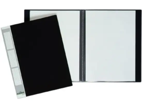 Sichtbuch Durable 2421-01 242101 Duralook schwarz A4 10Hüllen Kunststoff (PP)