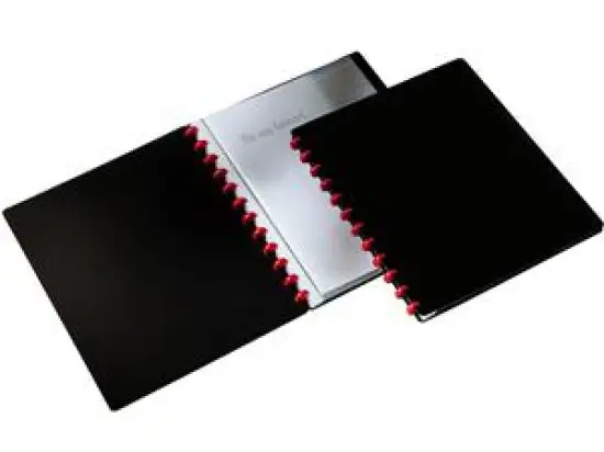 Sichtbuch Durable 2426-01 242601 Duralook Easy schwarz A4 20Hüllen Kunststoff (PP)