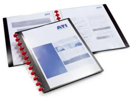 Sichtbuch Durable 2427-01 242701 Duralook Easy schwarz A4 20Hüllen Kunststoff (PP)