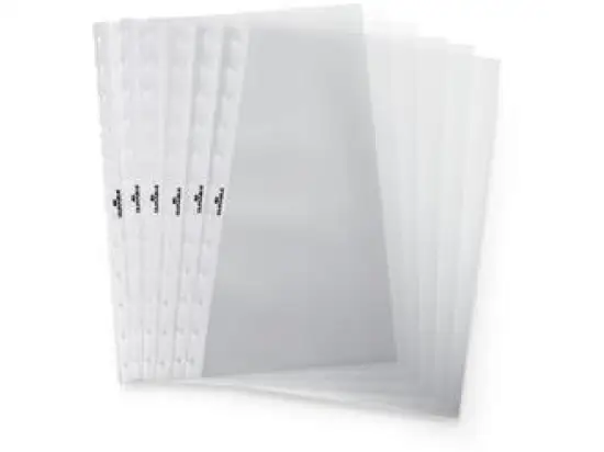 Sichthüllen Durable 2428-19 242819 Duralook Cover A4 Kunststoff (PP) transparent, geprägt, oben offen, für Sichtbücher 2426/2427/2435/2453, Pack 10 Stk