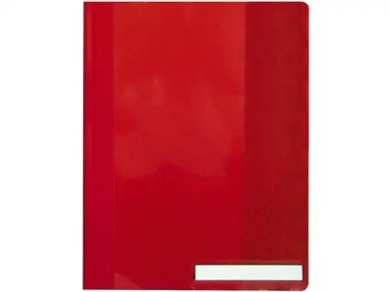 Schnellhefter Durable 2510-03 251003 rot A4 Kunststoff (PVC) mit Innentasche, Pack 25 Stk