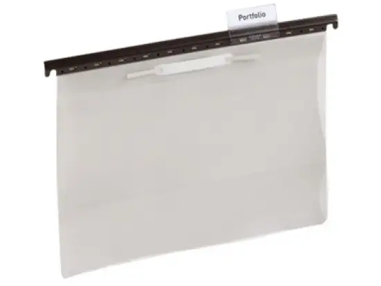 Hängehefter Durable 2602-10 260210 Kunststoff (PVC), Abheftmechanik, Sichtreiter, Tasche, grau, Pack 25 Stk