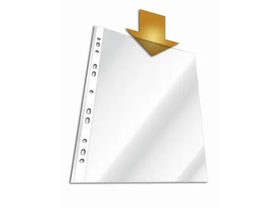 Prospekthüllen Durable 2662-19 266219 A4 Kunststoff (PP) glatt, Pack 10 Stk