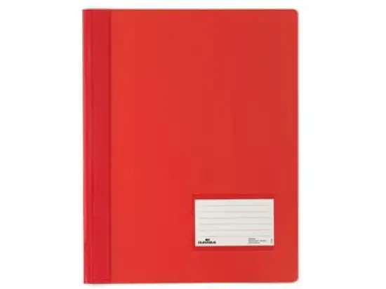 Schnellhefter Durable 2680-03 268003 rot A4 Kunststoff (PVC) matttransluzent