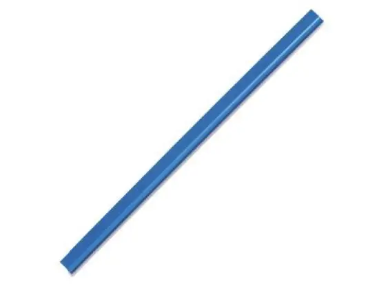 Klemmschiene Durable 2900-06 290006 A4, 3mm, Kunststoff, blau, Pack 100 Stk