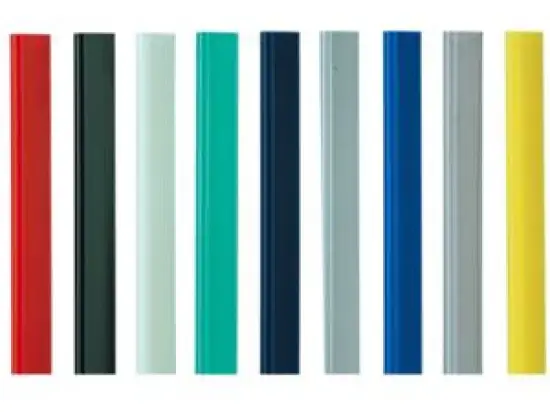 Klemmschiene Durable 2933-19 293319 A4, 6mm, Kunststoff, transparent, Pack 10 Stk