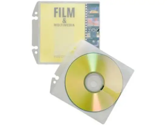 CD / DVD-Abhefthülle Durable 5223-19 522319 CD/DVD Cover Easy 1CD transparent extrastark, Pack 10 Stk
