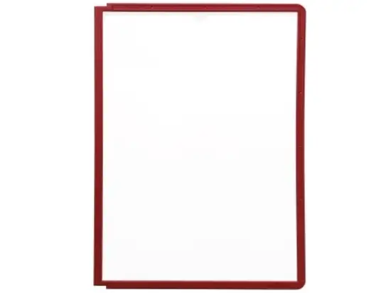 Sichttafel Durable 5606-03 560603 Sherpa Panel A4-hoch rot Kunststoff (PP)