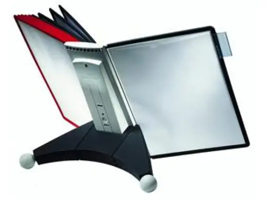 Sichttafel-Tischständer Durable 5632-00 563200 Sherpa Table 10 mit je 5x rot, schwarz