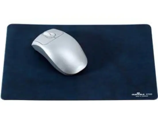 Mausunterlage Durable 5700-07 570007 300 x 200 mm, extraflach, Farbe: 07 dunkelblau, rutschfeste Velours-Oberfläche