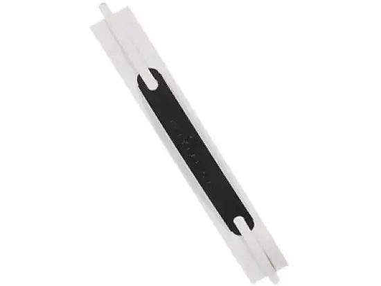 Heftstreifen Durable 6906-02 690602 selbstklebend, weiß, kurz, kunststoffummantelte Heftzunge, Pack 100 Stk