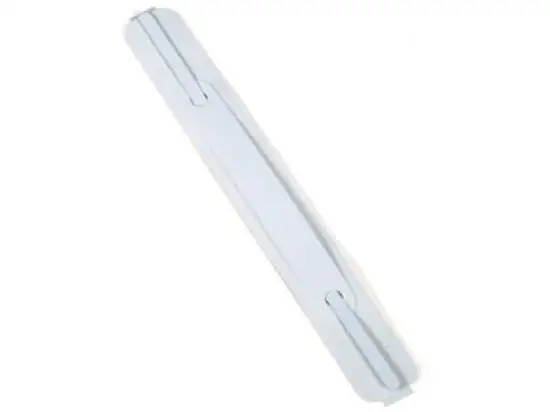 Heftstreifen Durable 6908-02 690802 selbstklebend, weiß, kurz, lackierte Heftzunge, Pack 100 Stk