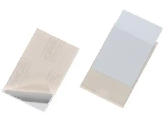 Beschriftungsfenster Durable 8279-19 827919 Pocketfix 57x90mm selbstklebend, Pack 100 Stk