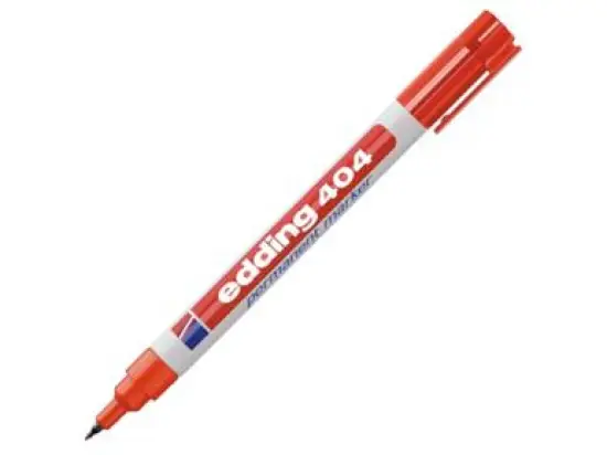 Permanentmarker Edding 404 4-404002 0,75mm, Rundspitze, rot