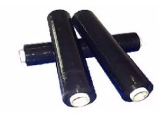 Stretchfolie 161221590 schwarz 300m/500mm 23my, für Handabroller