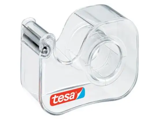 Klebefilm-Handabroller Tesa 57447-00001 transparent, 19mmx10m, für Klebefilm, leer