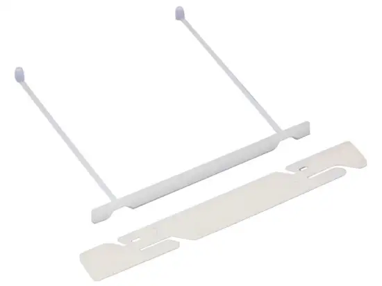 Abheftbügel Elba 100552037 83020 rado tric PE, farblos, Pack 50 Stk