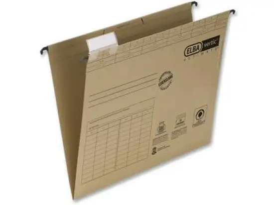 Hängemappe Elba 100331249 85440 vertic Ultimate A4, Karton 240g, naturbraun