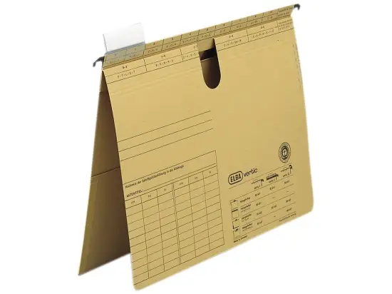 Hängehefter Elba 100552061 85442 vertic Ultimate A4, Karton 240g, kaufmännische Heftung, naturbraun