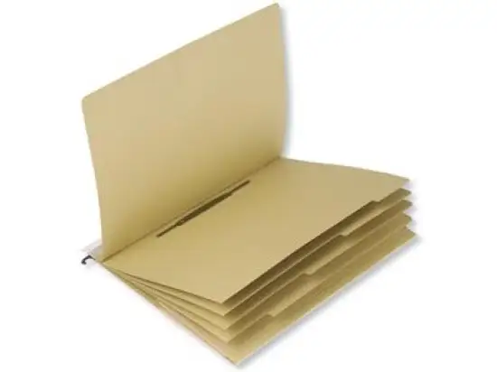 Kredit- und Personalhefter Elba 100082310 85448 vertic Ultimate A4, Karton 240g, 4 kaufmännische Heftungen, naturbraun