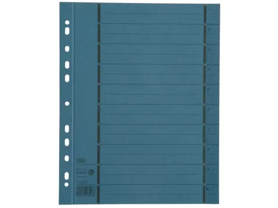 Trennblatt Oxford 400004665 06456BL A4, Manilakarton 250g, blau, Pack 100 Stk