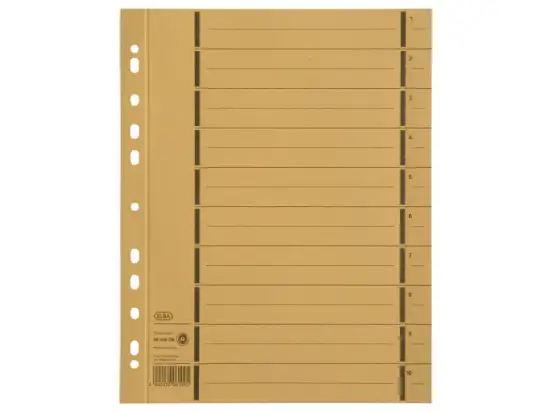 Trennblatt Oxford 400004666 06456GB A4, Manilakarton 250g, gelb, Pack 100 Stk