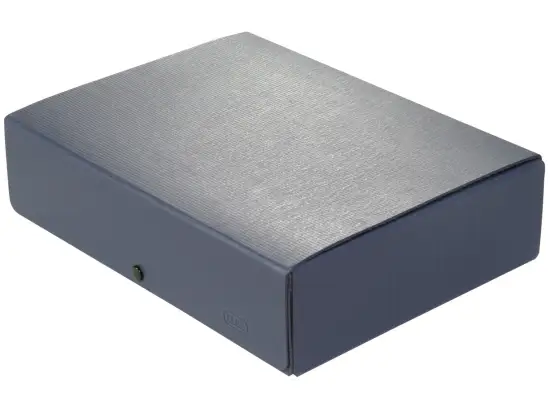 Dokumentenmappe Elba 400000988 31408BL A4, Hartpappe 350g, blau