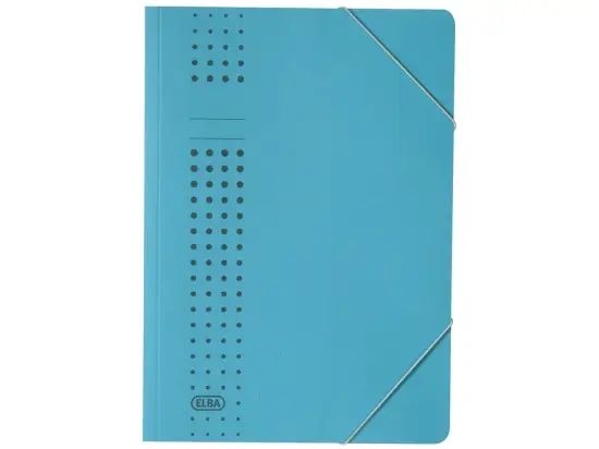 Eckspanner Elba 400010053 33470BL Chic A4, Karton 450g, blau