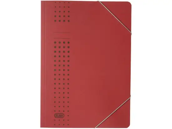 Eckspanner Elba 400010103 33470BX Chic A4, Karton 450g, bordeaux, Pack 25 Stk
