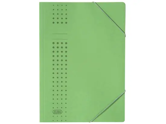 Eckspanner Elba 400010058 33470GN Chic A4, Karton 450g, grün