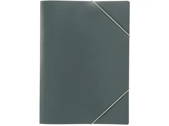 Eckspanner Elba 100555642 33490AZ A4, PP, für 50 Blatt, anthrazit, Pack 10 Stk