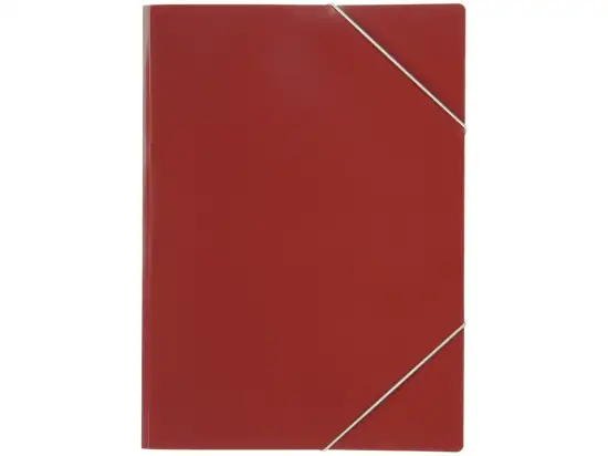 Eckspanner Elba 100555330 33490BX A4, PP, für 50 Blatt, bordeaux, Pack 10 Stk