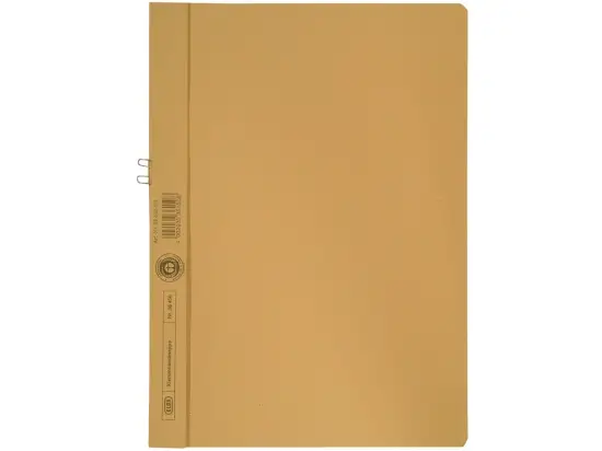 Klemmhandmappe Elba 400001025 36450GB A4, Karton 250g, ohne Vorderdeckel, für 10 Blatt, gelb