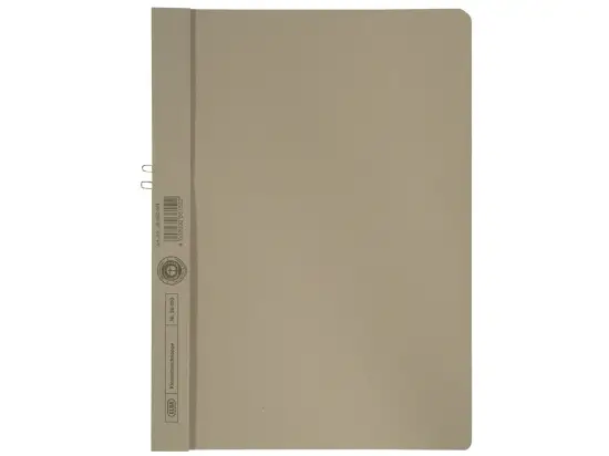 Klemmhandmappe Elba 400001024 36450GR A4, Karton 250g, ohne Vorderdeckel, für 10 Blatt, grau