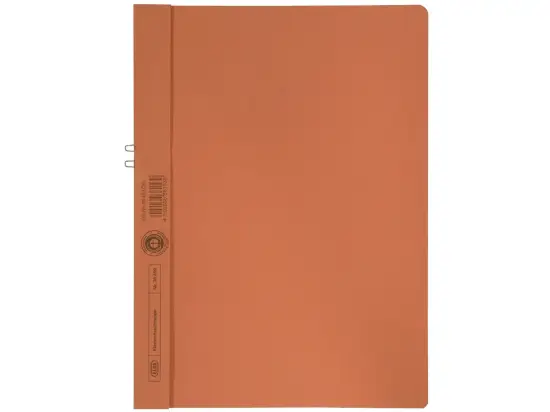 Klemmhandmappe Elba 400001027 36450OG A4, Karton 250g, ohne Vorderdeckel, für 10 Blatt, orange