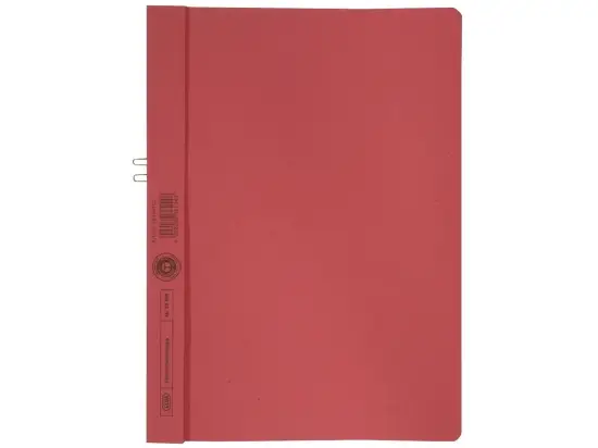 Klemmhandmappe Elba 400001028 36450RO A4, Karton 250g, ohne Vorderdeckel, für 10 Blatt, rot
