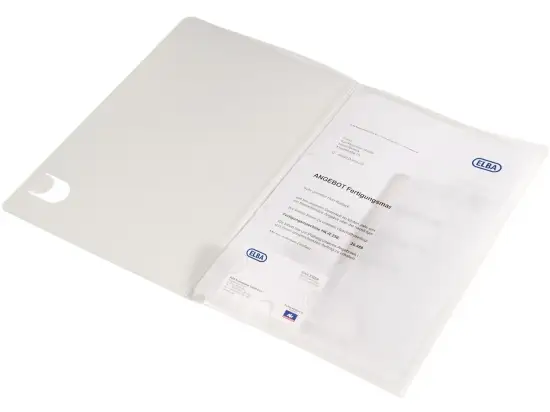 Angebotsmappe Oxford 100551988 63190FL image basic A4, Kunststoff (PP), farblos-transluzent