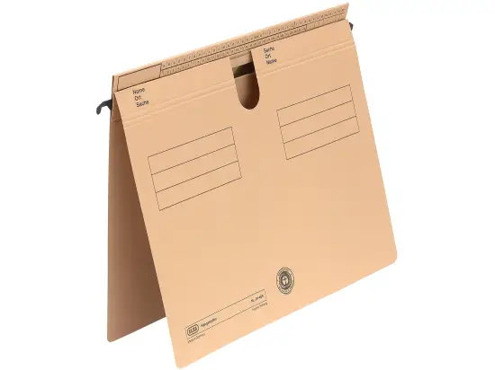 Hängehefter Elba 100570004 81459CH Sorte 81 A4, Manilakarton 250g, kaufmännische Heftung + Amtsheftung, chamois